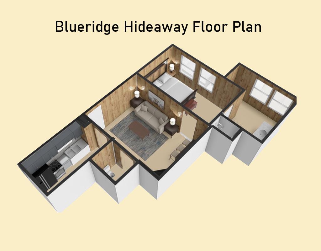 Blue Ridge Haven 3D-style floor plan overview